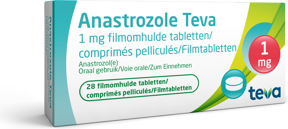 Anastrozole Teva 1mg Filmomh Tabl 28 X 1mg 1