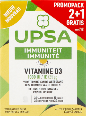 Upsa Vitamine D3 Comp 3x30 1