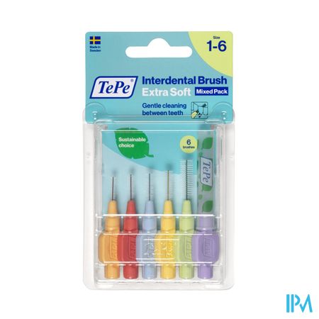 Tepe Interdental Brush Assorted X-soft 6