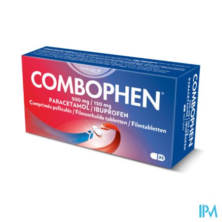 Combophen 500mg/150mg Comp Pell 32