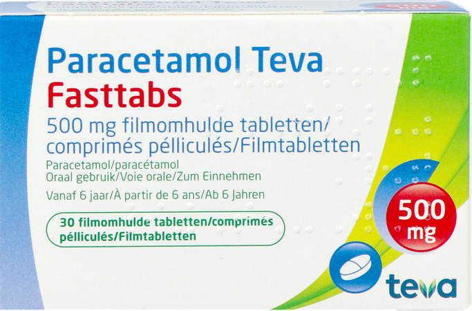 Paracetamol Teva Fasttabs Filmomh Tabl 30 X 500mg 1