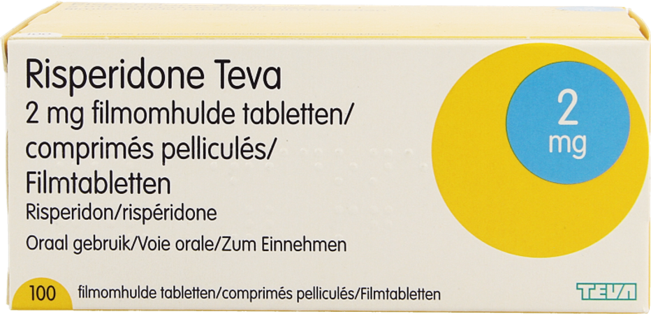 Risperidone Teva 2mg Comp 100 2