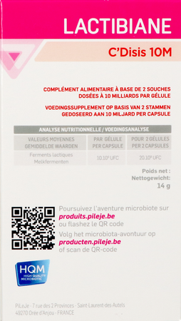 Lactibiane C Disis Caps 30 10