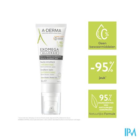 Aderma Exomega Allergo Emolierende Balsem 40ml 8