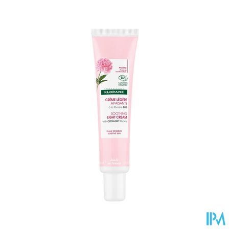 Klorane Gezicht Pioenroos Bio Lichte Cr 40ml 3