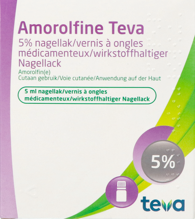 Amorolfine Teva Medische Nagellak 1 X 5ml 4