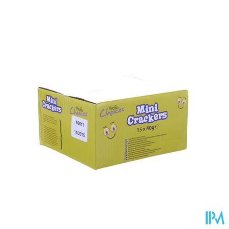 Choices Mini Crackers 15x40g 1