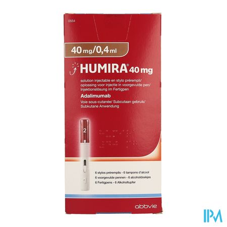 Humira 40mg/0,4ml Sol Inj Stylo Prer. 6x40mg/0,4ml 1