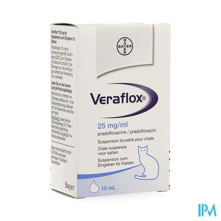 Veraflox 25mg/ml Or Suspensie Katten Fl 15ml