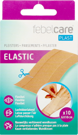 Febelcare Plast Elastic Uncut 10x6cm 10 2