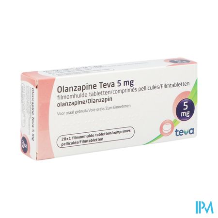 Olanzapine Teva 5mg Comp Pell 28