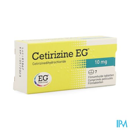 Cetirizine EG           Comp 7X10Mg