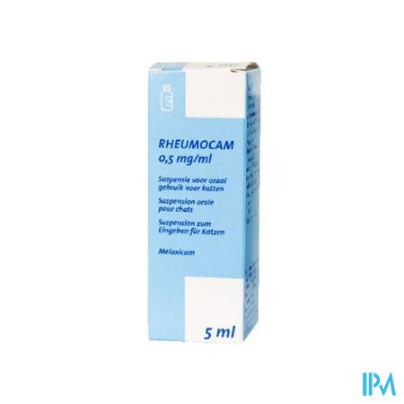 Rheumocam 0,5mg/ml Orale Suspensie 5ml