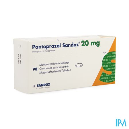 Pantoprazol Sandoz Impex. 20mg Gastro. Comp 98 Pip