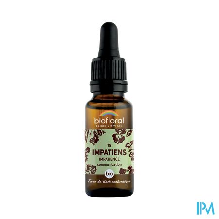 Biofloral Fleurs De Bach 18 Impatiens Bio 20ml