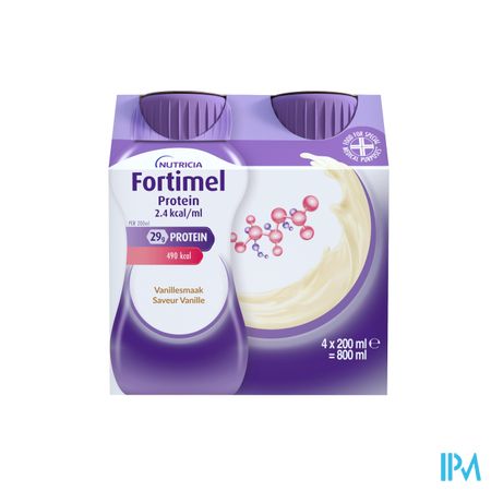 Fortimel Protein 2.4kcal Vanille 4x200ml