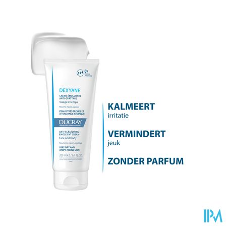 Ducray Dexyane Creme A/krab Verzachtend 200ml Nf 18