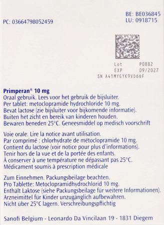 Primperan 10mg Comp 40 X 10mg 3