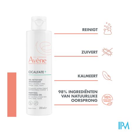 Avene Cicalfate+ Zuiverende Reinigingsgel 200ml 16