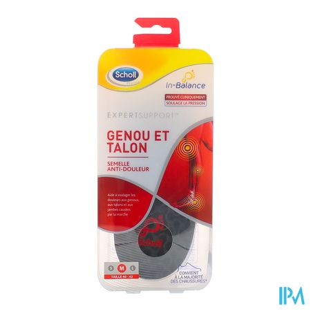 Scholl Semelles A/douleur Genou&talon M 1 Paire 2