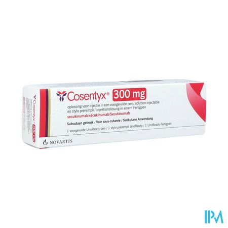 Cosentyx 300mg/2ml Opl Inj Voorgev.pen 1 150mg/ml