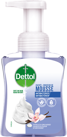 Dettol Zachte Mousse Orchidee&vanille Geur 250ml 1