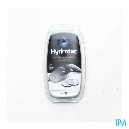 Hydrotac Stick-on Bifocal Lenses +1.25 1