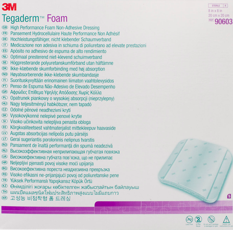 Tegaderm Foam Dressing 20,0x20,0cm 5 90603 1