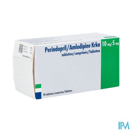 Perindopril/amlodipine Krka 5mg/10mg Comp 90