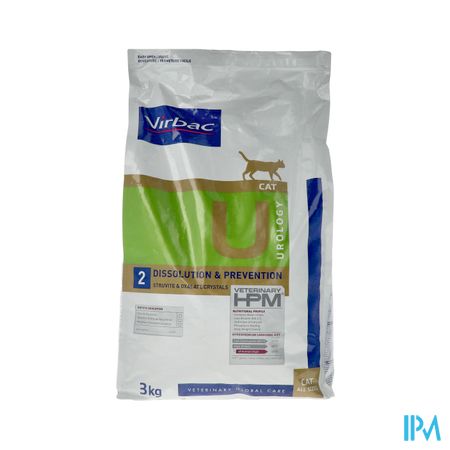 Virbac Cat Urology Dissolution&prevention U2 3kg