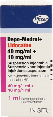 Depo-medrol Lidoc 40mg Vial 40mg/ml 1 X 1ml 2