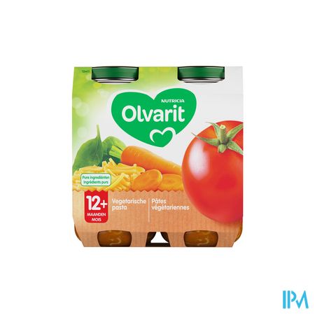 Olvarit Vegetarische Pasta 2x250g 12m05