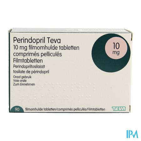 Perindopril Teva 10,0mg Filmomh Tabl 90 X 10,0mg 1