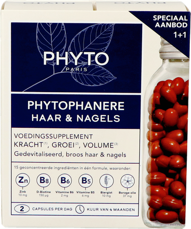 Phytophanere Haar & Nagels Caps 2x120 2