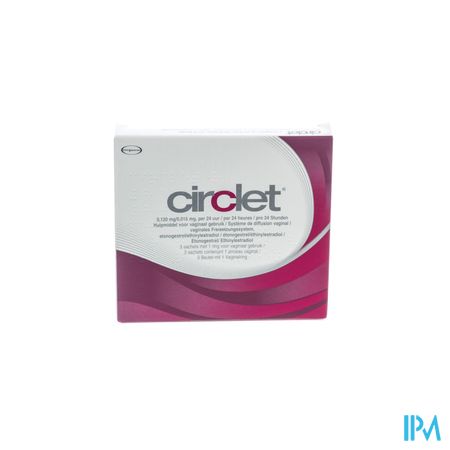 Circlet 0,120mg/0,015mg/24uur Ring Vaginaal 3