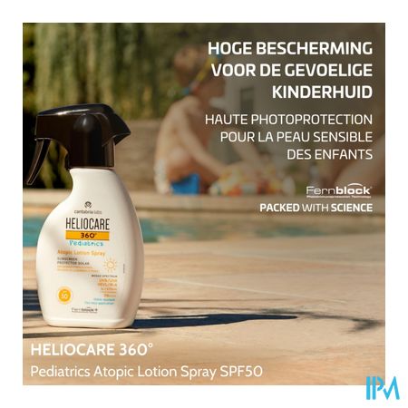 Heliocare 360 Pediat.atopic Lotion Ip50 Spray250ml 2