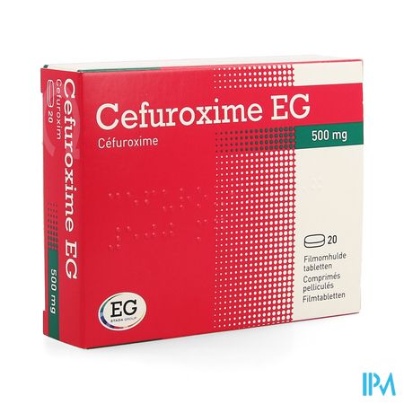 Cefuroxime EG 500Mg Comp Pell 20 X 500Mg