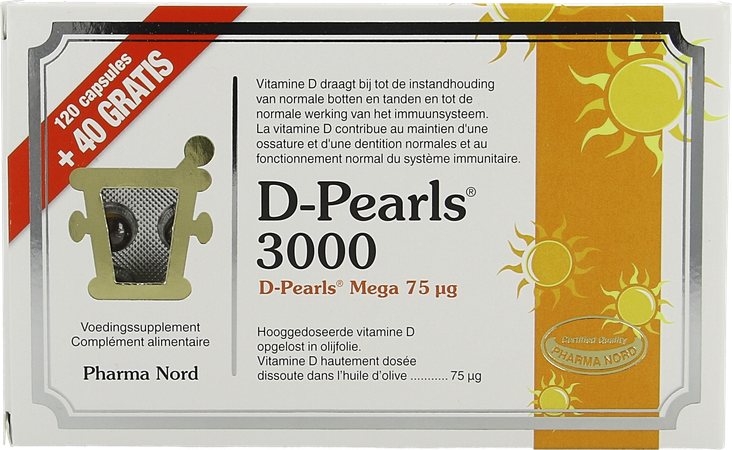 D-pearls 3000 Caps 120+40 1