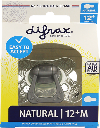 Difrax Fopspeen Natural 12m+ 17