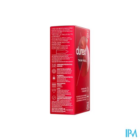 Durex Thin Feel Preservatifs 12