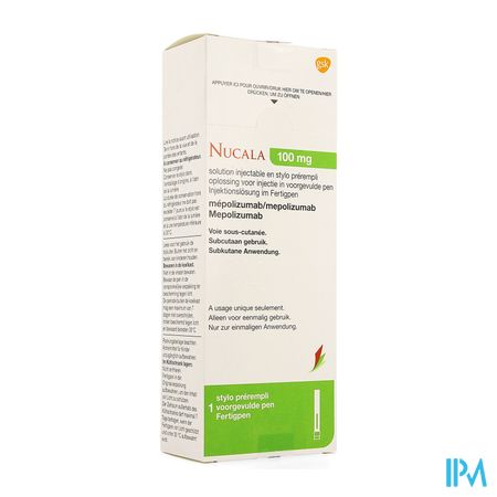 Nucala 100mg Opl Inj Voorgevulde Pen 1 X 1ml