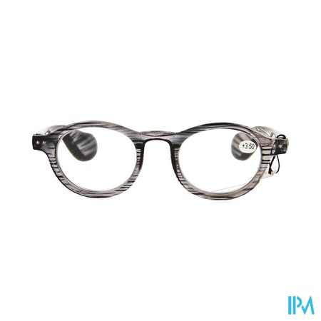 Pharmaglasses Milano Grey/black +3.50