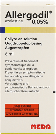 Allergodil 0,05% Pi Pharma Oogdruppels 6ml Pip 1