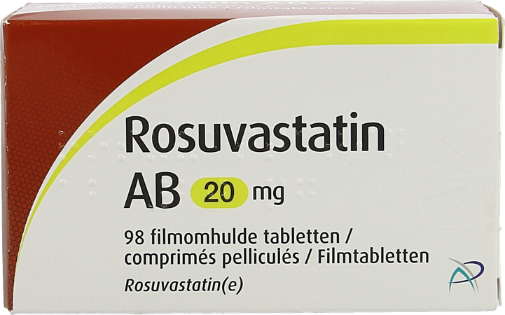 Rosuvastatin Ab 20mg Filmomh Tabl 98 X 20mg 1