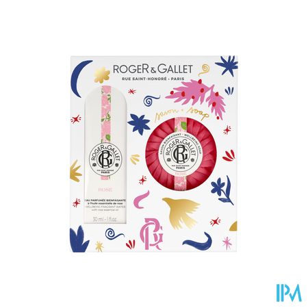 Roger&gallet Kerstset Rose 30ml + Zeep 100g