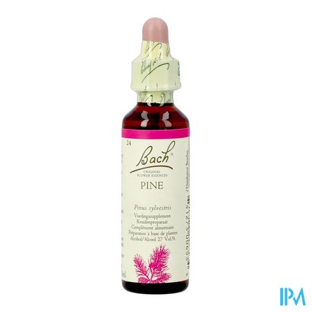 Bach Flower Remedie 24 Pine 20ml 1
