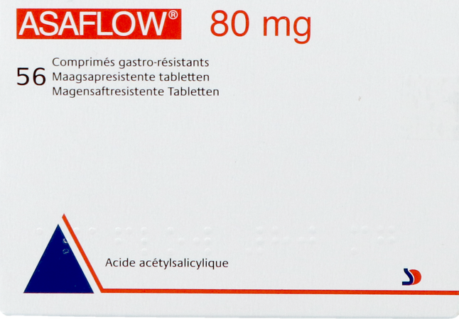 Asaflow 80mg Comp Gastro Resist Bli 56x 80mg 1