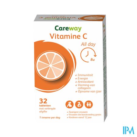 Careway Vitamine C 500mg All Day Comp 32