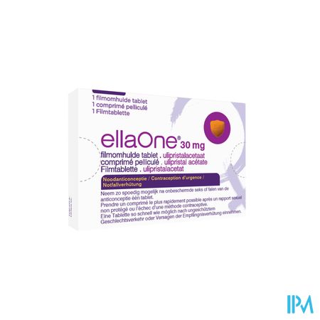 Ellaone 30mg Comp Pell 1 X 30mg