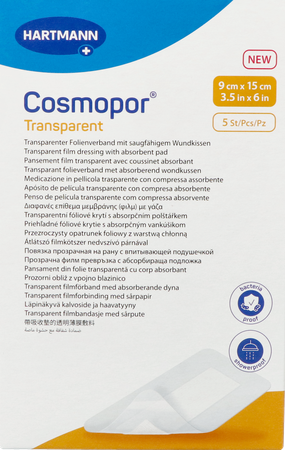 Cosmopor Transparent 9x15cm 5 1